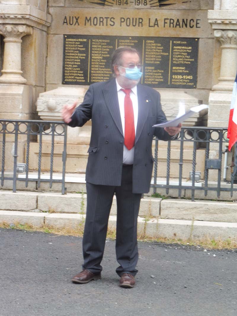 Commémoration 11 Novembre 2020