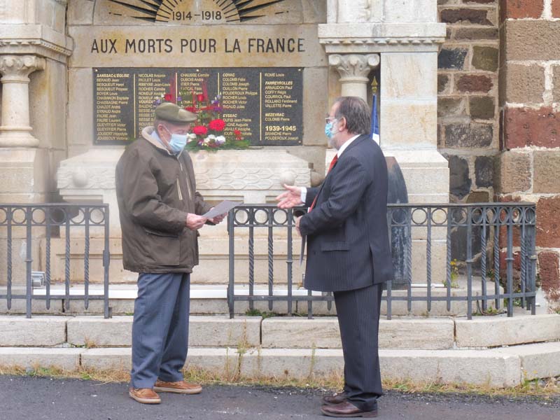 Commémoration 11 Novembre 2020