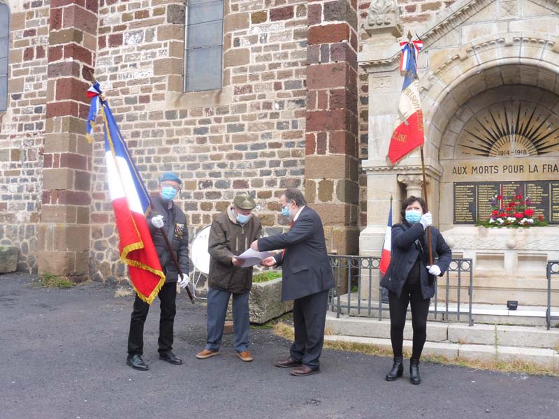 Commémoration 11 Novembre 2020