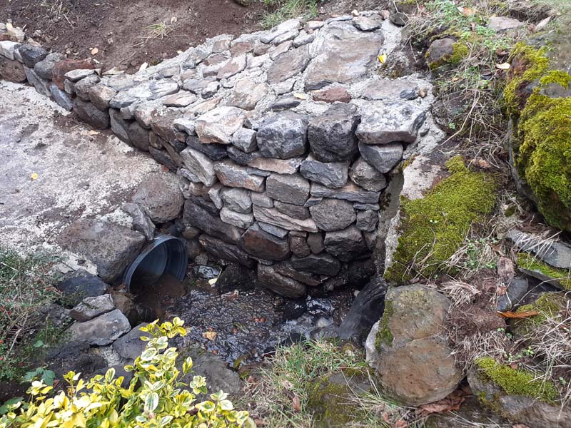 Construction Mur de Driaudes