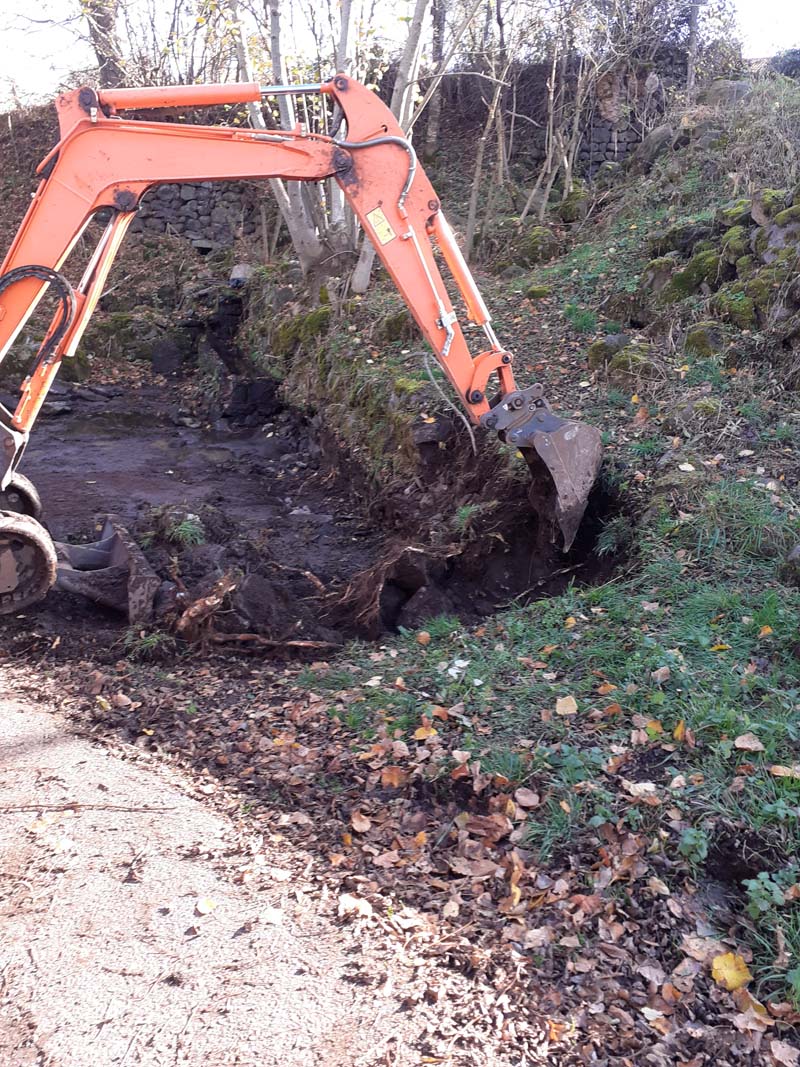 Construction Mur de Driaudes