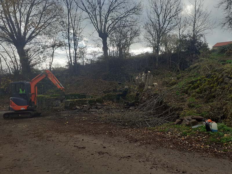 Construction Mur de Driaudes
