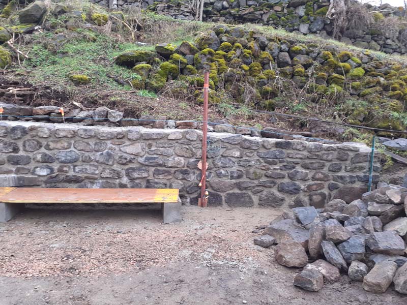 Construction Mur de Driaudes