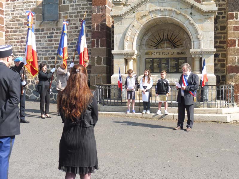Sanssac-l'Église. Commémoration du 8 Mai 1945.