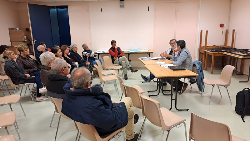 Réunion publique vendredi 18 Nov 18 H 30