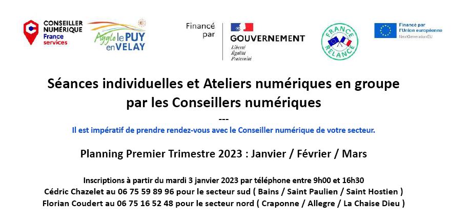 Ateliers numériques.