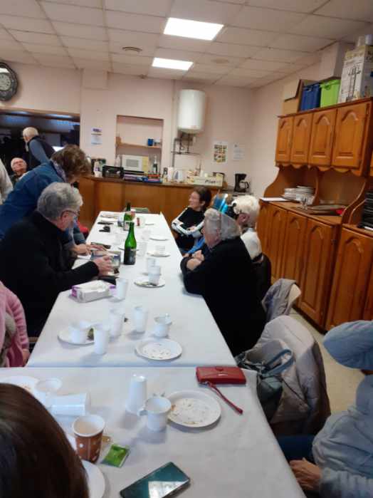 Galette du groupe de marche.