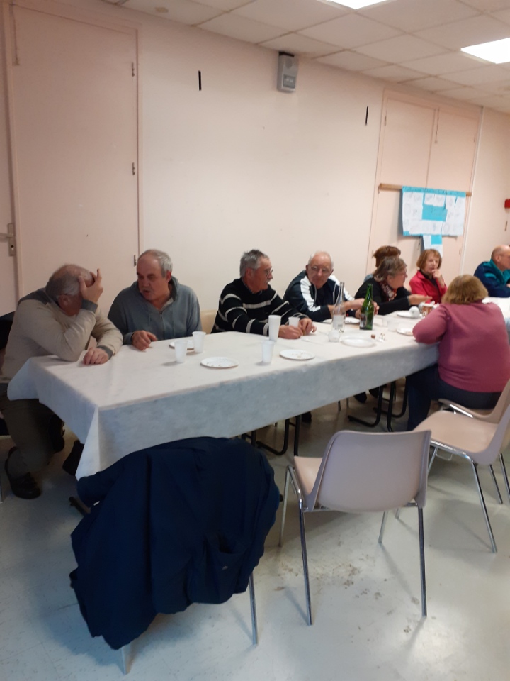 Galette du groupe de marche.