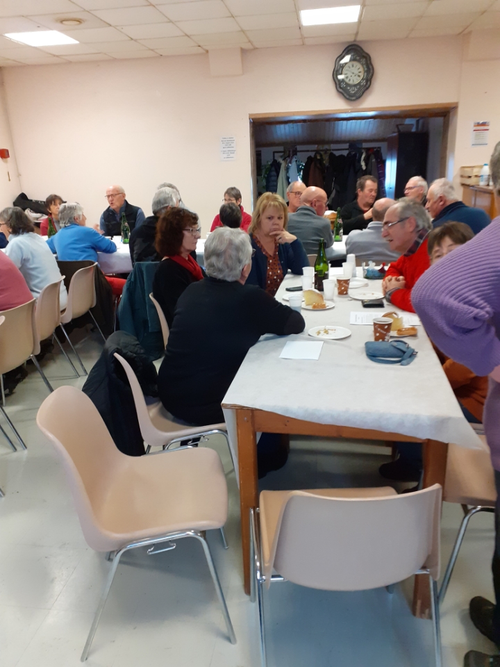 Galette du groupe de marche.