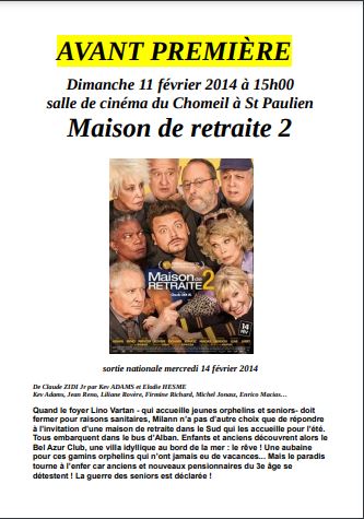 avant première à St Paulien.