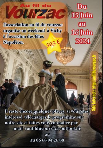 L'association du fil du Vourzac vous propose.