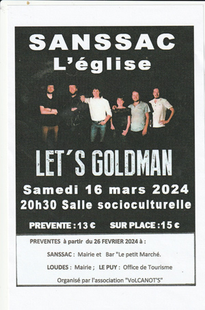 Let's Goldman - 16 Mars - Sanssac..